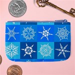 Snowflakes Large Coin Purse Back