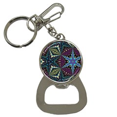 Ornate Star Bottle Opener Key Chain by Dazzleway