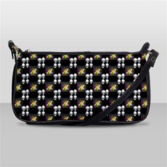 Shiny Skull Shoulder Clutch Bag by Sparkle