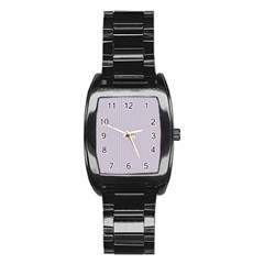 Orchid Hush Purple & Black - Stainless Steel Barrel Watch by FashionLane