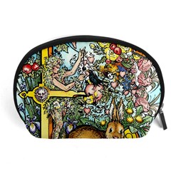 The Illustrated Alphabet - E - By Larenard Accessory Pouch (large) by LaRenard