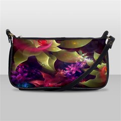 Fractal Flower Shoulder Clutch Bag by Sparkle