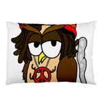  Rainbow Stoner Owl Pillow Case (Two Sides) Back