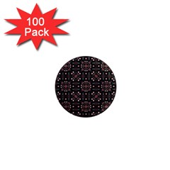 Dark Seamless Gemoetric Print Mosaic 1  Mini Magnets (100 Pack)  by dflcprintsclothing