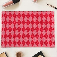 Red Diamonds Cosmetic Bag (xxl) by ArtsyWishy