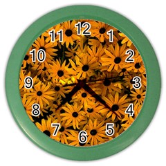 Rudbeckias  Color Wall Clock by Sobalvarro