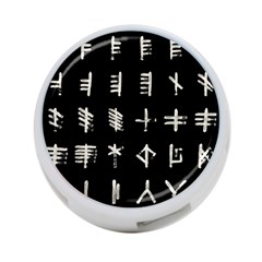 Ogham Rune Set Complete Inverted 4-port Usb Hub (one Side) by WetdryvacsLair