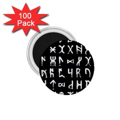 Macromannic Runes Collected Inverted 1 75  Magnets (100 Pack)  by WetdryvacsLair