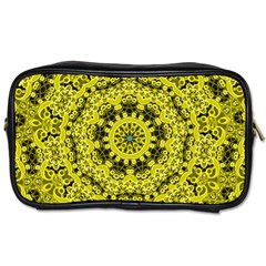 Yellow Kolodo Toiletries Bag (two Sides) by Sparkle