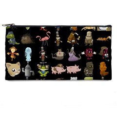 Glitch Glitchen Npc Animals And Characters Pattern Pencil Case by WetdryvacsLair