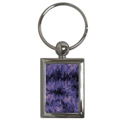 Purple And Yellow Abstract Key Chain (rectangle) by Dazzleway