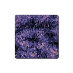 Purple And Yellow Abstract Magnet (square) by Dazzleway