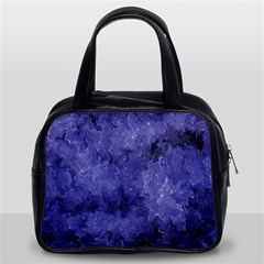 Lilac Abstract Classic Handbag (two Sides) by Dazzleway