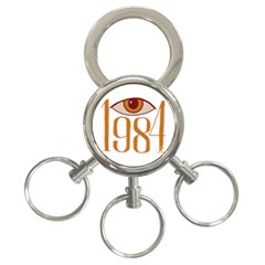 Orwell 3-ring Key Chain by Valentinaart