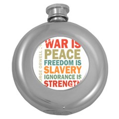 Orwell Round Hip Flask (5 Oz) by Valentinaart