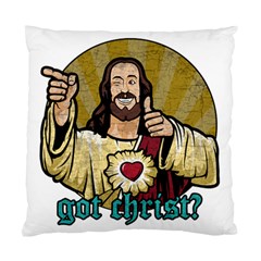 Buddy Christ Standard Cushion Case (one Side) by Valentinaart