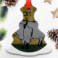 Chinese New Year ¨c Year Of The Ox Ornament (christmas Tree)  by Valentinaart