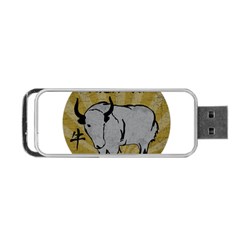 Chinese New Year ¨c Year Of The Ox Portable Usb Flash (one Side) by Valentinaart