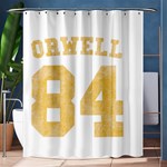 Orwell 84 Shower Curtain 60  x 72  (Medium)  60 x72  Curtain