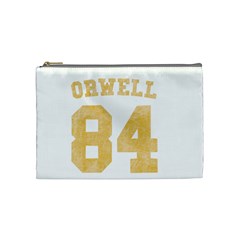 Orwell 84 Cosmetic Bag (medium) by Valentinaart