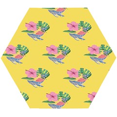 Floral Wooden Puzzle Hexagon by Sparkle