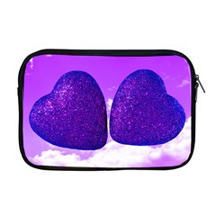 Two Hearts Apple Macbook Pro 17  Zipper Case by essentialimage