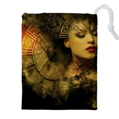 Surreal Steampunk Queen From Fonebook Drawstring Pouch (4xl) by 2853937