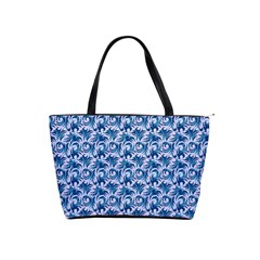 Blue Pattern Scrapbook Classic Shoulder Handbag by Dutashop