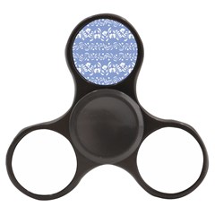 Blue White Ornament Finger Spinner by Eskimos