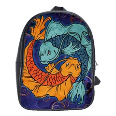 Koi Fish School Bag (xl) by ExtraAwesomeSauce