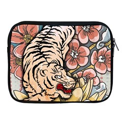 White Tiger Apple Ipad 2/3/4 Zipper Cases by ExtraGoodSauce