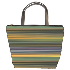 Multicolored Linear Abstract Print Bucket Bag by dflcprintsclothing