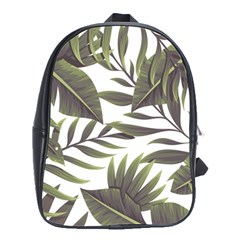 Green Leaves School Bag (large) by goljakoff