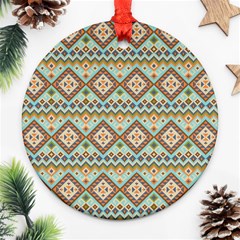 Native American Pattern Ornament (round) by ExtraAwesomeSauce