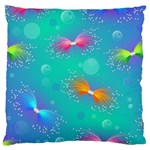 Non Seamless Pattern Blues Bright Large Flano Cushion Case (One Side) Front