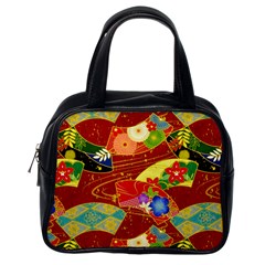 Floral Abstract Classic Handbag (one Side) by icarusismartdesigns