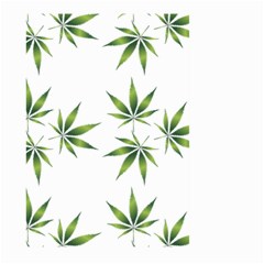 Cannabis Curative Cut Out Drug Large Garden Flag (two Sides) by Dutashop