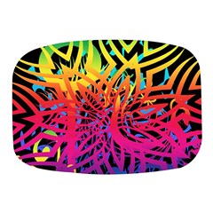 Abstract Jungle Mini Square Pill Box by icarusismartdesigns