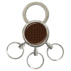 Chocolate 3-ring Key Chain by goljakoff