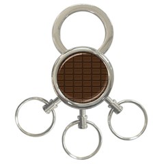 Milk Chocolate 3-ring Key Chain by goljakoff