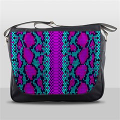 Snake Print Cbdoilprincess 4be14ba2-4032-43e6-a099-7f7e7f0d7362 Messenger Bag by CBDOilPrincess1