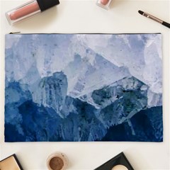 Blue Ice Mountain Cosmetic Bag (xxl) by goljakoff