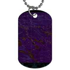 Maine Usgs Historical Map Abol Pond 104859 1988 24000 Inversion Restoration Dog Tag (one Side) by WetdryvacsLair