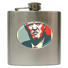 Trump Nope Hip Flask (6 Oz) by goljakoff