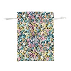 Multicolored Watercolor Stones Lightweight Drawstring Pouch (m) by SychEva