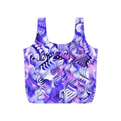 Weeping Wisteria Fantasy Gardens Pastel Abstract Full Print Recycle Bag (s) by CrypticFragmentsDesign