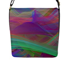 Color Winds Flap Closure Messenger Bag (l) by LW41021