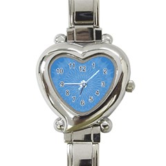 Blue Joy Heart Italian Charm Watch by LW41021