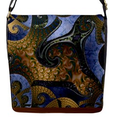 Sea Of Wonder Flap Closure Messenger Bag (s) by LW41021