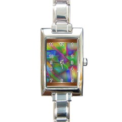 Prisma Colors Rectangle Italian Charm Watch by LW41021